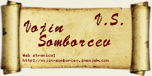 Vojin Somborčev vizit kartica